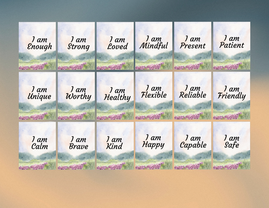 54 I Am Affirmation Cards Create the Mindset You Want to Live In