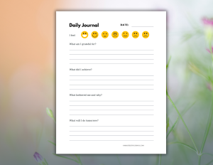5-Week Daily Affirmation Journal
Daily Reflection Pages