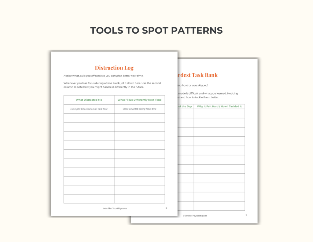 The Productivity System – Printable & Fillable Bundle