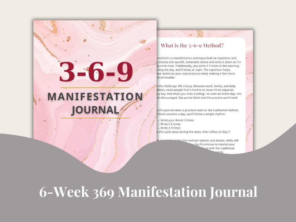 Supercharged 369 Manifestation Journal – Guided Six-Week Practice