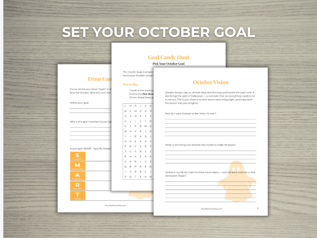 This printable October goal planner helps you simplify your focus, break it into weekly steps, and celebrate your wins with clarity.