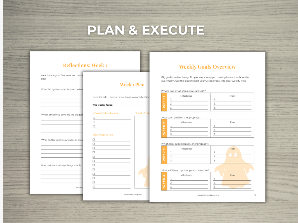 This printable October goal planner helps you simplify your focus, break it into weekly steps, and celebrate your wins with clarity.