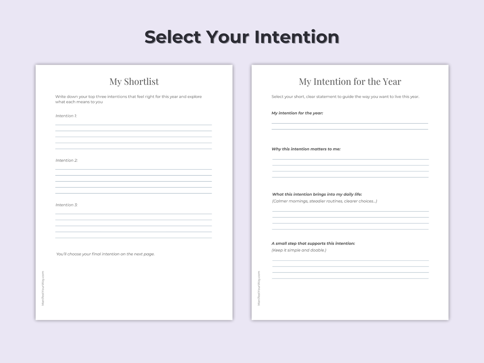 Set Your Intention for the Year – IBLM Toolkit