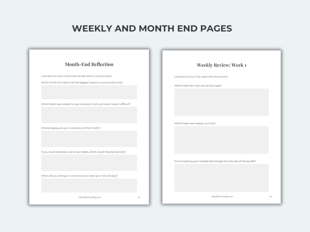 BUILD 5 PRODUCTIVITY HABITS: A 30-Day Practice for Focus, Energy, and Consistency
