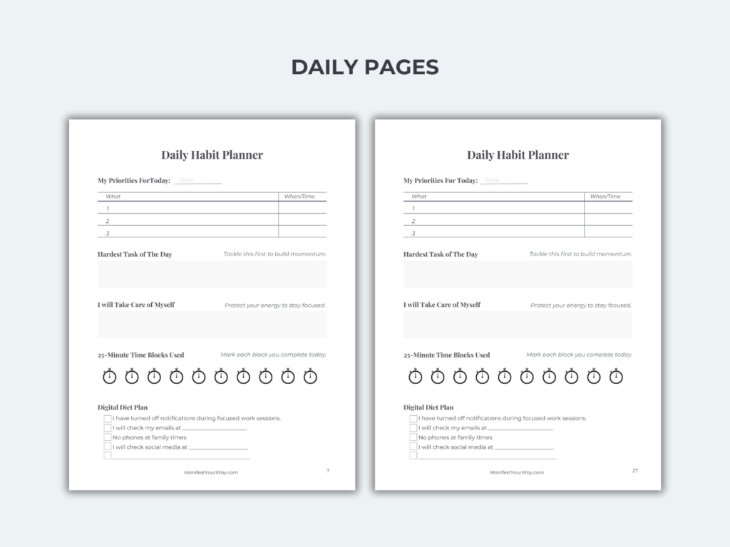BUILD 5 PRODUCTIVITY HABITS A 30-Day Practice for Focus, Energy, and Consistency